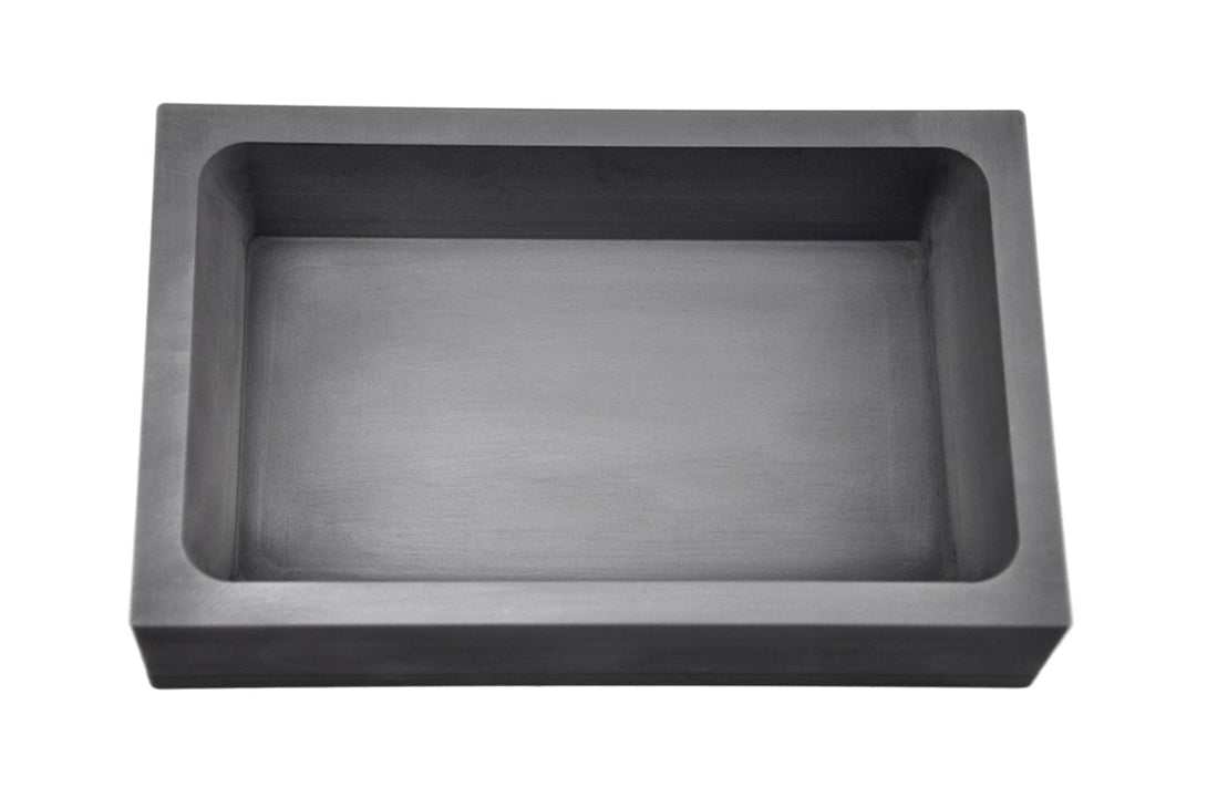 200 Troy Ounce Silver Rectangular Graphite Ingot Mold for bullion casting