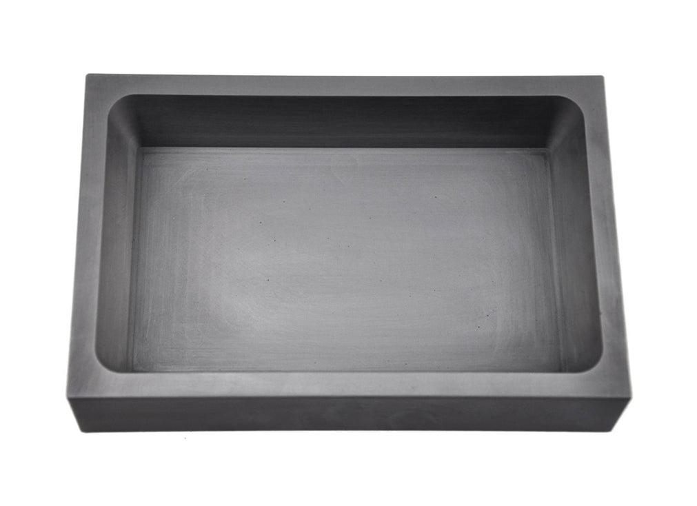 250 troy ounce silver rectangular graphite ingot mold for bullion casting