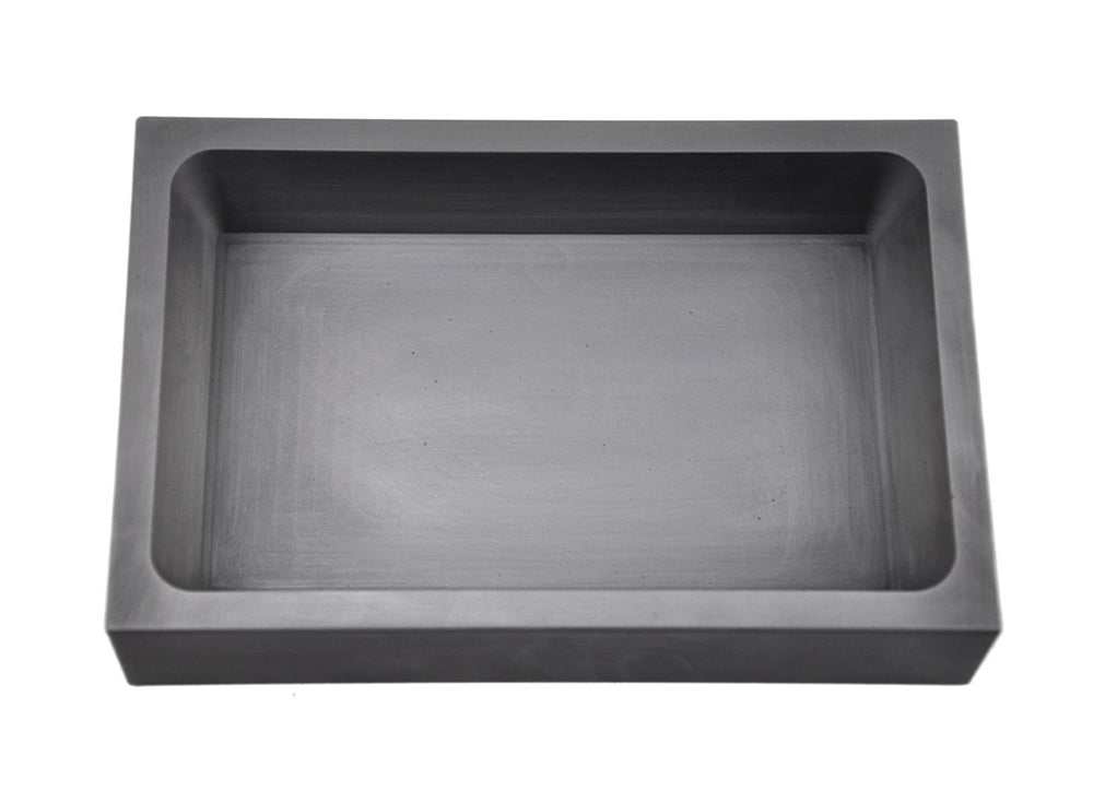 250 troy ounce silver rectangular graphite ingot mold for bullion casting