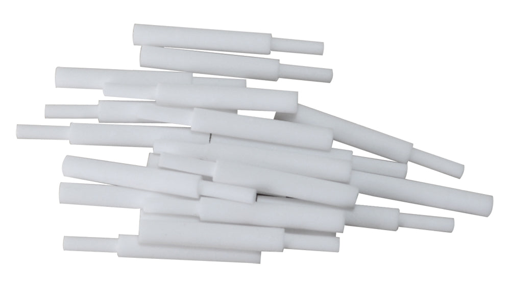 Pack of 20 heat-resistant ceramic pins for Mini Soldering Board prototyping and testing.