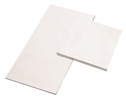 Heat-resistant ceramic board 11-1/2 by 4-1/2 inches for welding and soldering with raised feet and durable construction