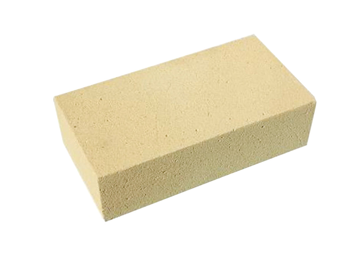 Lightweight 9x4.5x2.5 inch fire brick for high-temperature soldering and easy carving