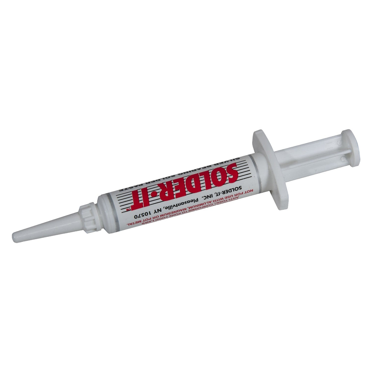 7.1 grams silver bearing solder-it paste syringe for low-temperature metal repairs