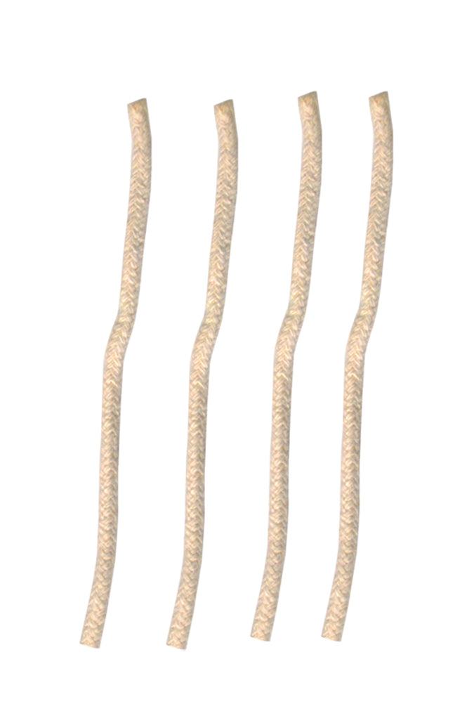 4-pack 3/16 inch replacement wicks for alcohol glass burner lamp