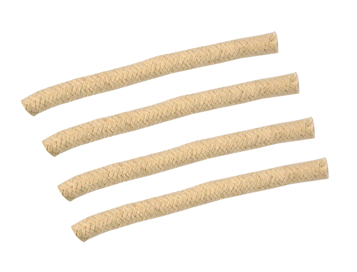 4-pack of 1/2 inch replacement wicks for alcohol glass burner lamp