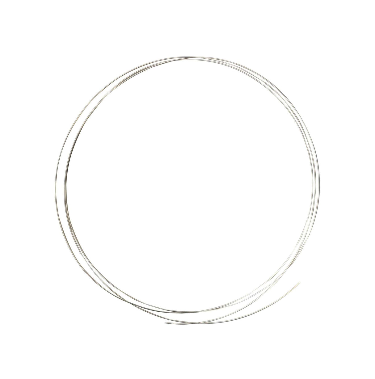 Coiled 5-foot 1/4 T.oz SS70 medium silver soldering wire for jewelry making and repair