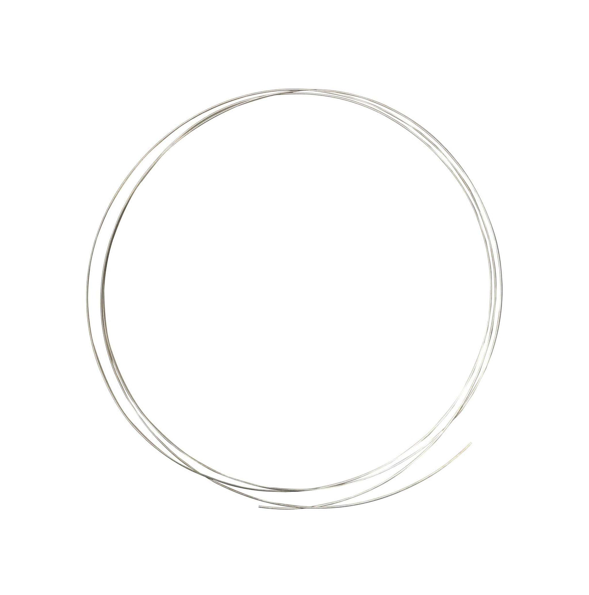 Coiled 5-foot SS75 hard silver soldering wire for jewelry making and repairs