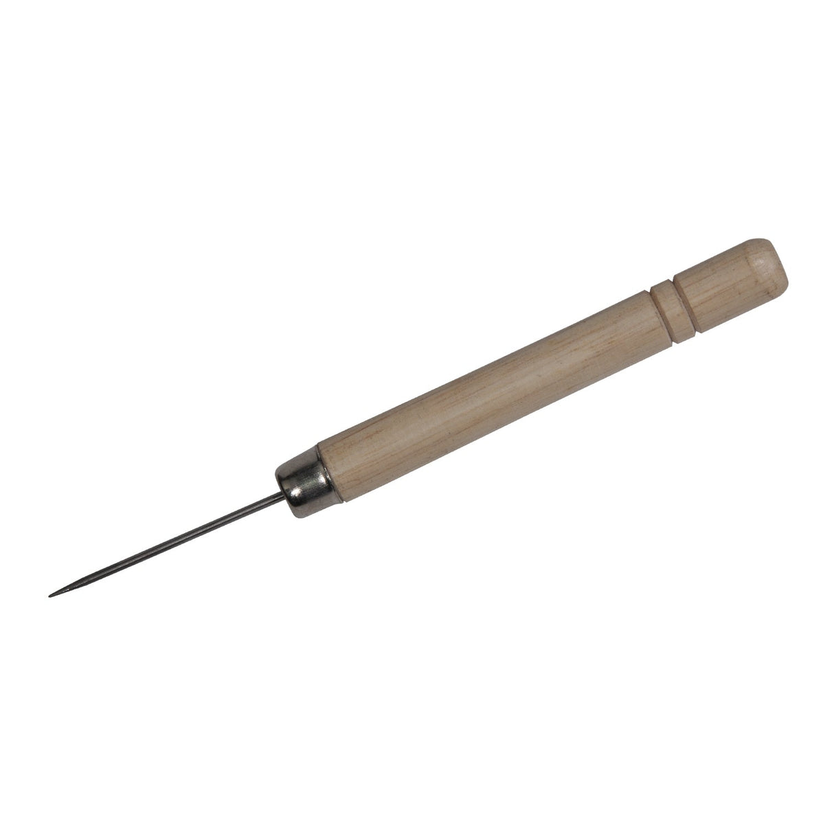 Soldering Pick & Beading Awl with titanium tip and ergonomic wood handle for precision jewelry and electronics work