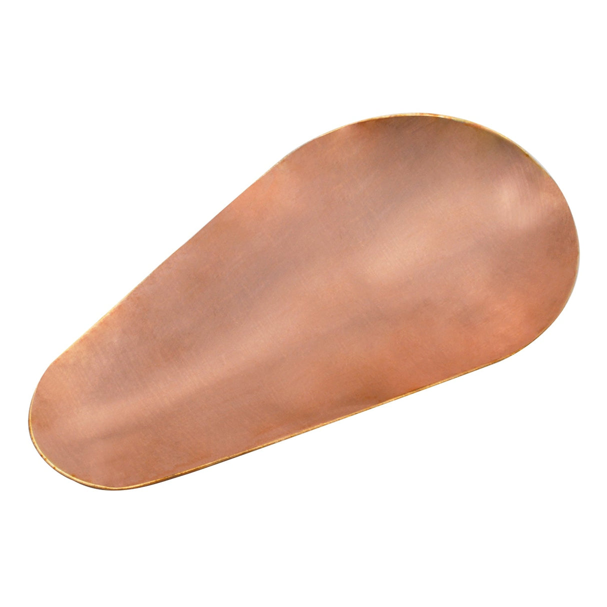 6-inch copper scoop pod for jewelry making and enameling with heat-resistant, non-contaminating design