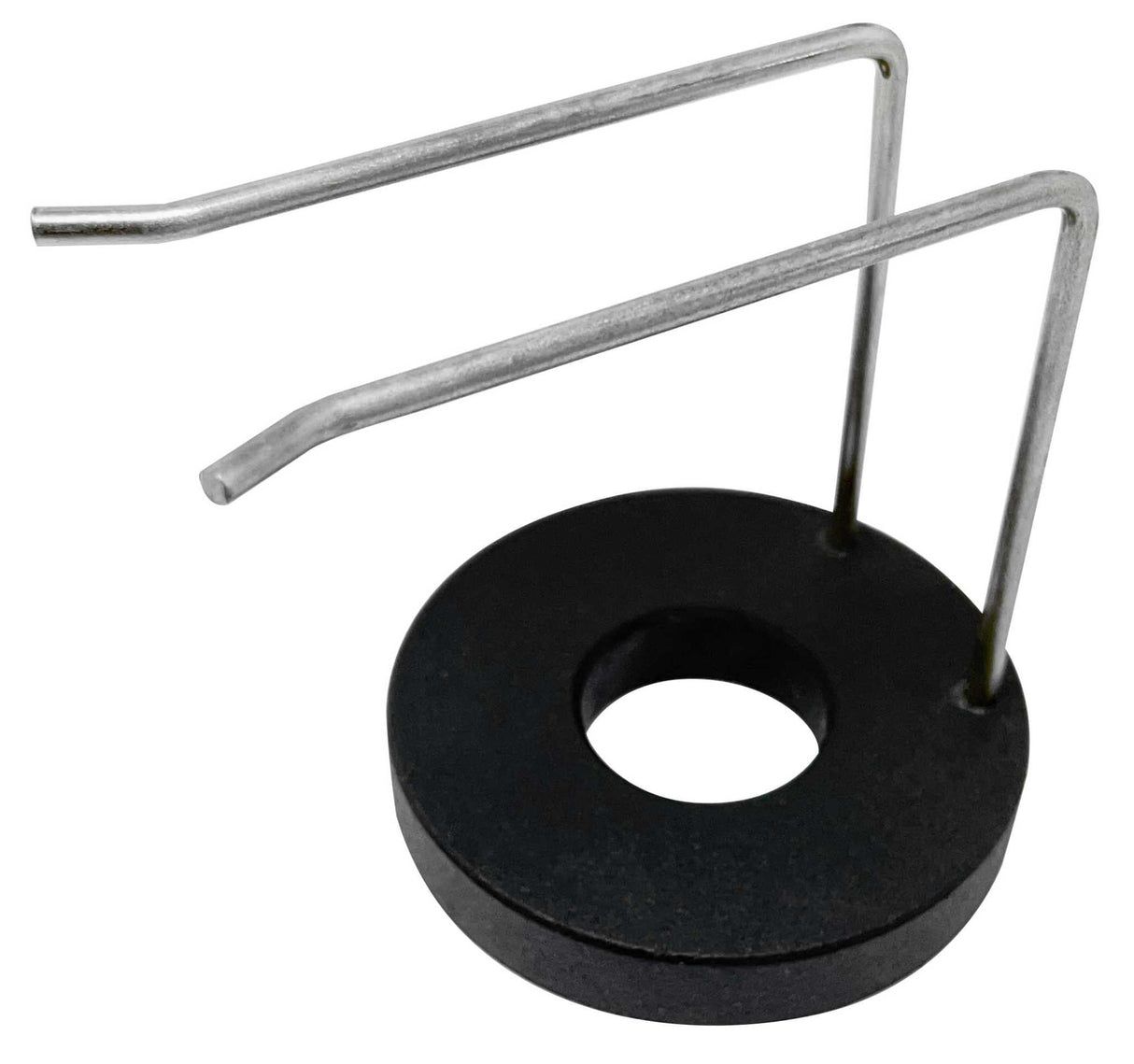 Ring Holder for Soldering with heavy cast-iron base and adjustable prongs for stable jewelry soldering