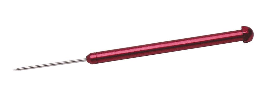 Deluxe Titanium Soldering Pick with red non-roll handle and precision tip for electronics and jewelry work