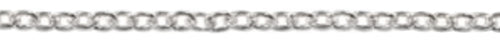 Chain 2.5 MM Tight Cable Sterling Silver Vid=1.3 MM - Sold Per Foot (DISCONTINUED) by PMC Supplies