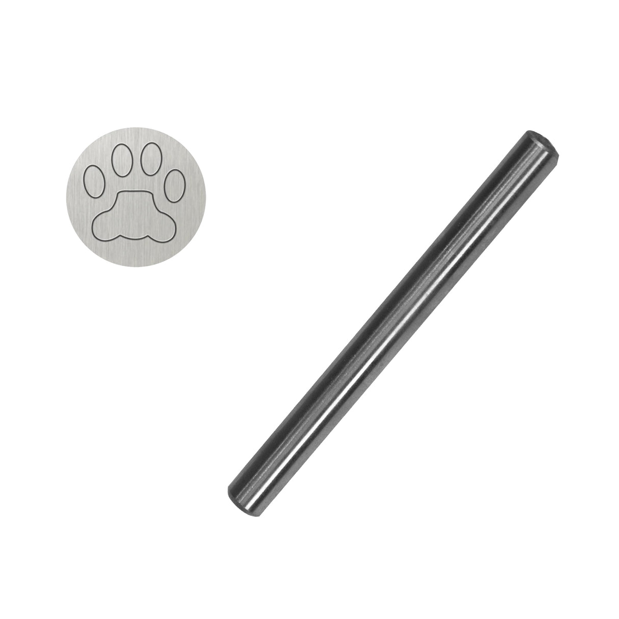 5mm Paw Print Stamp by PMC Supplies