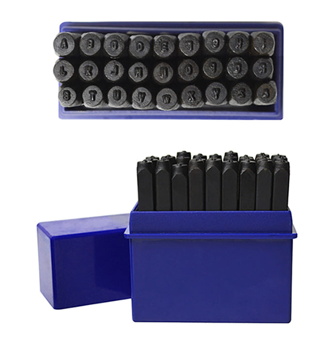 1/16" Steel Stamps - Letters A-Z by PMC Supplies