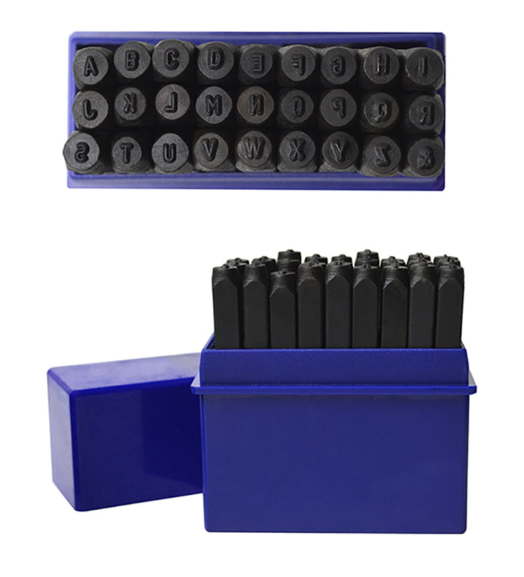 3/32" Steel Stamps - Letters A-Z by PMC Supplies