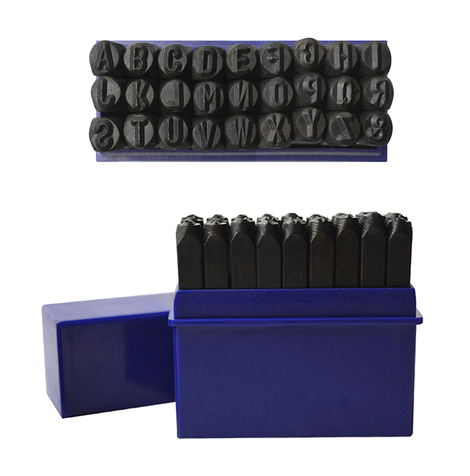 3/16" Steel Stamps - Letters A-Z by PMC Supplies