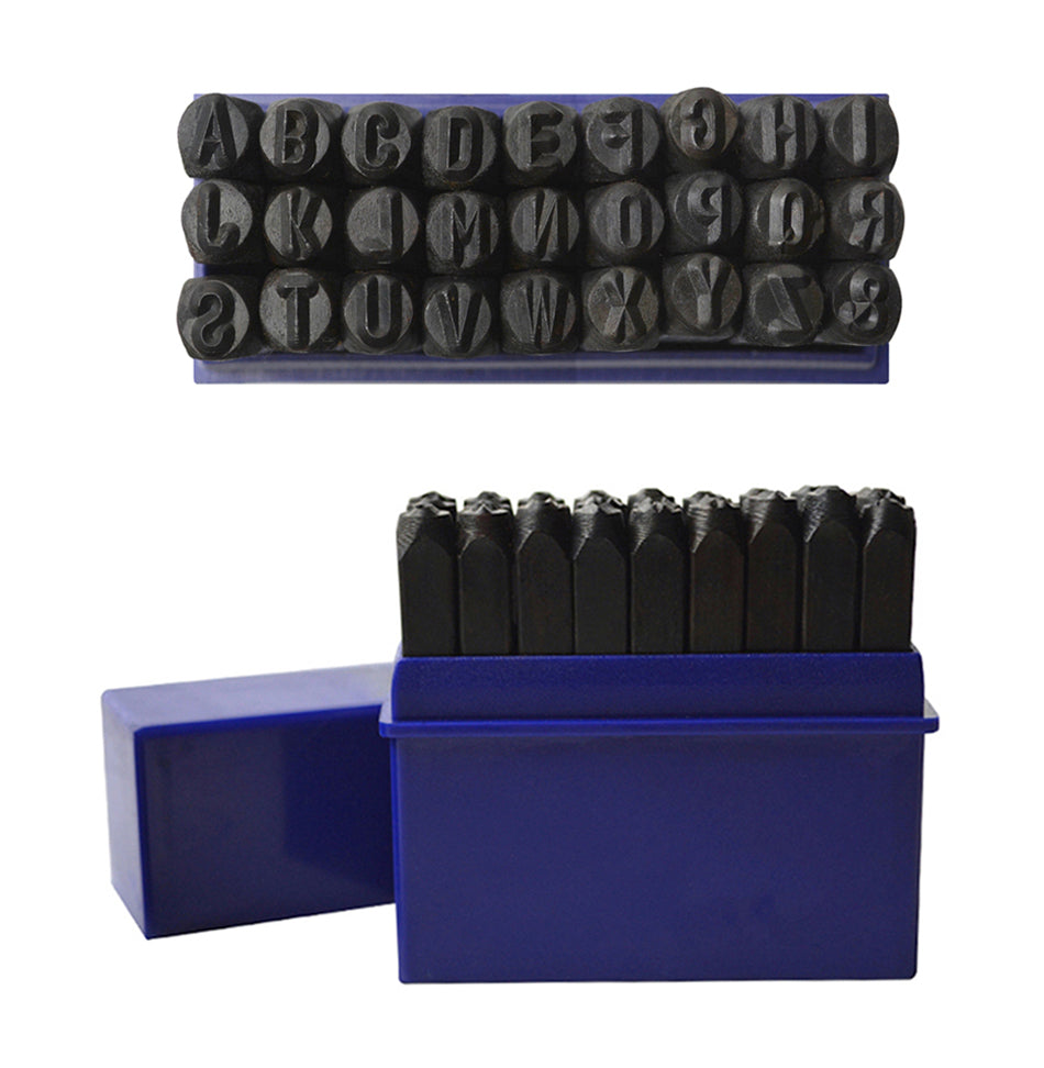 1/4" Steel Stamps - Letters A-Z by PMC Supplies