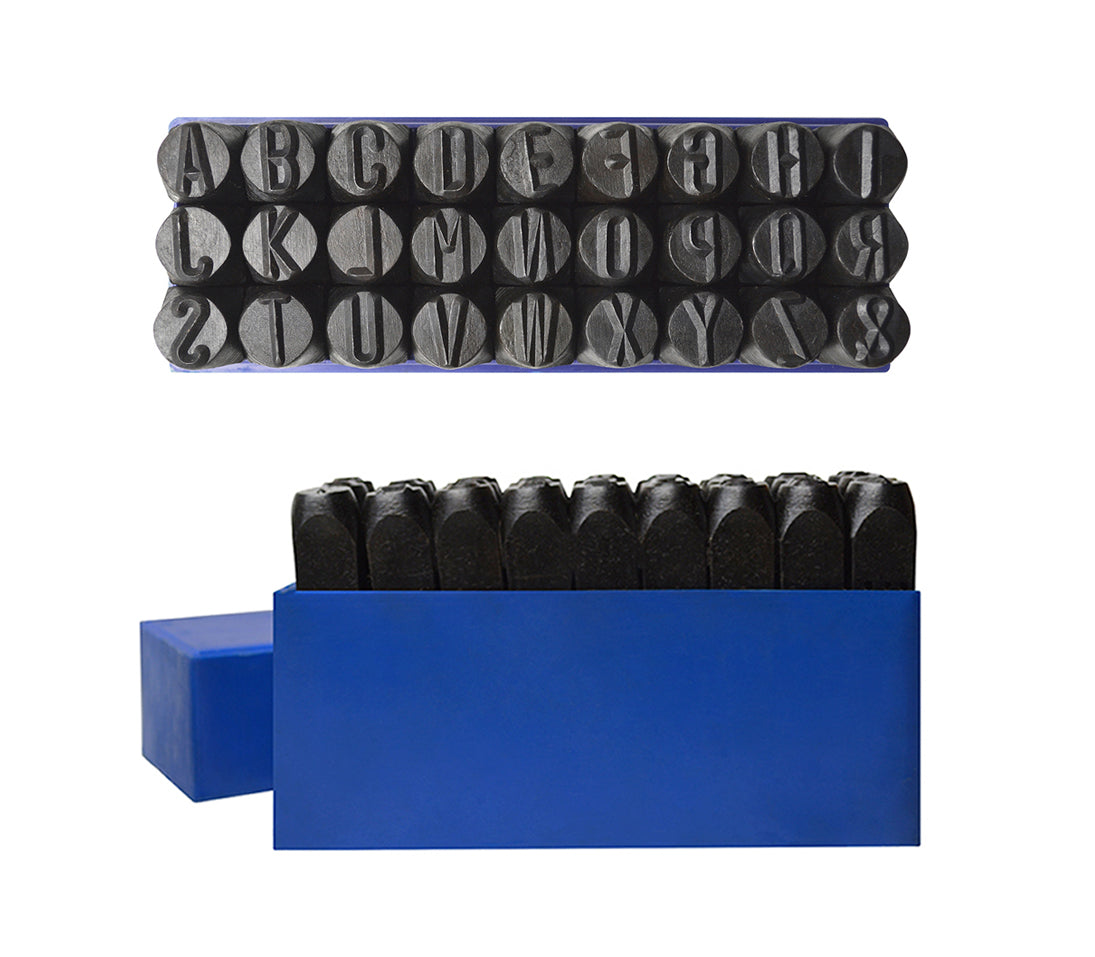3/8" Steel Stamps - Letters A-Z by PMC Supplies