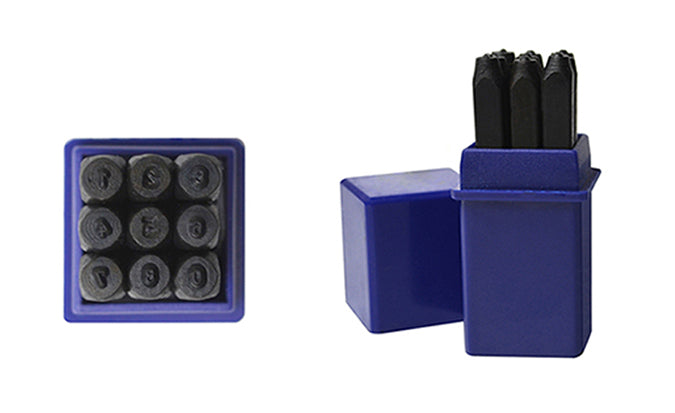 1/16" Steel Stamps - Numbers 0-9 by PMC Supplies