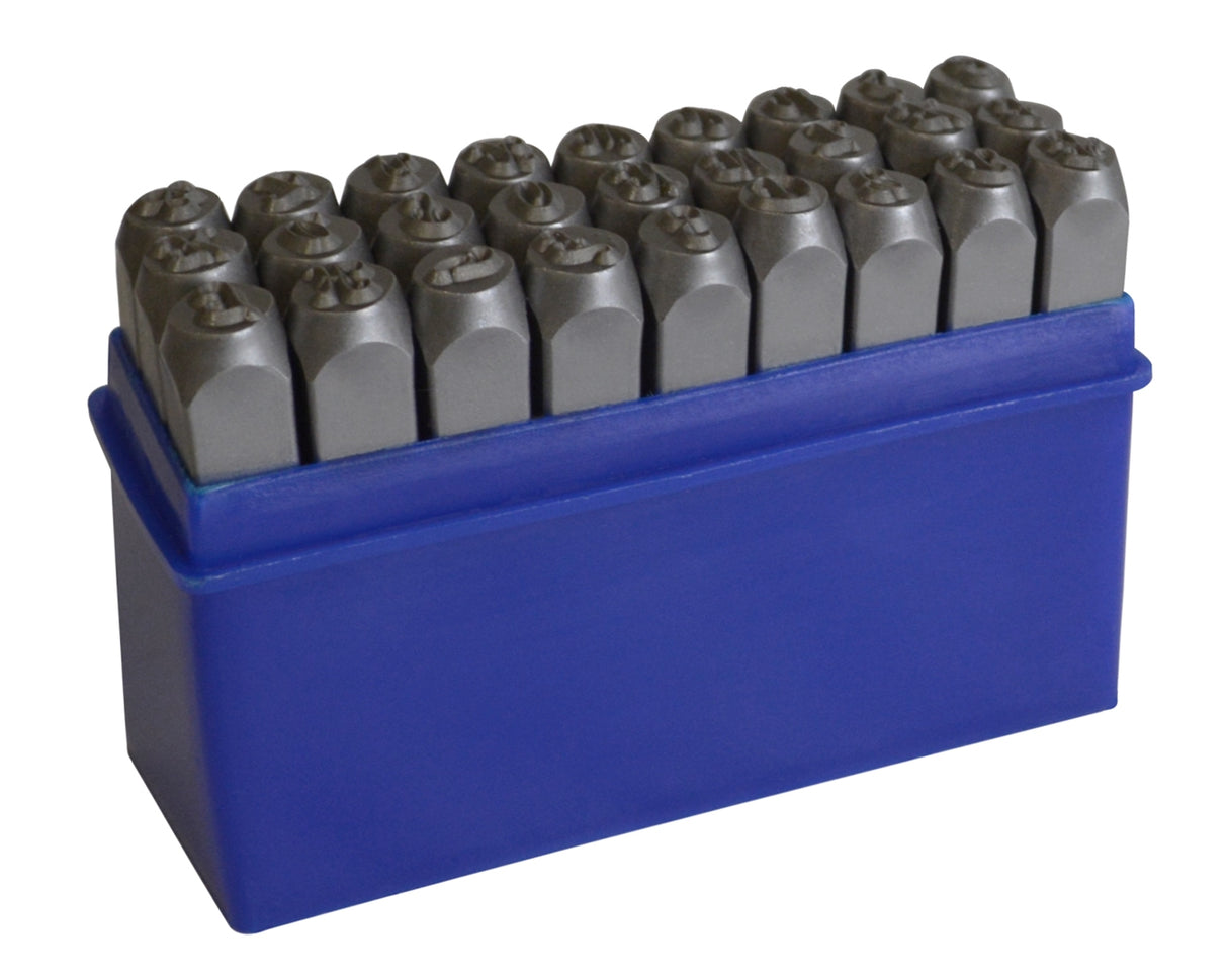 Monogram Alphabet Letters Stamp Set 6 MM Upper Case by PMC Supplies