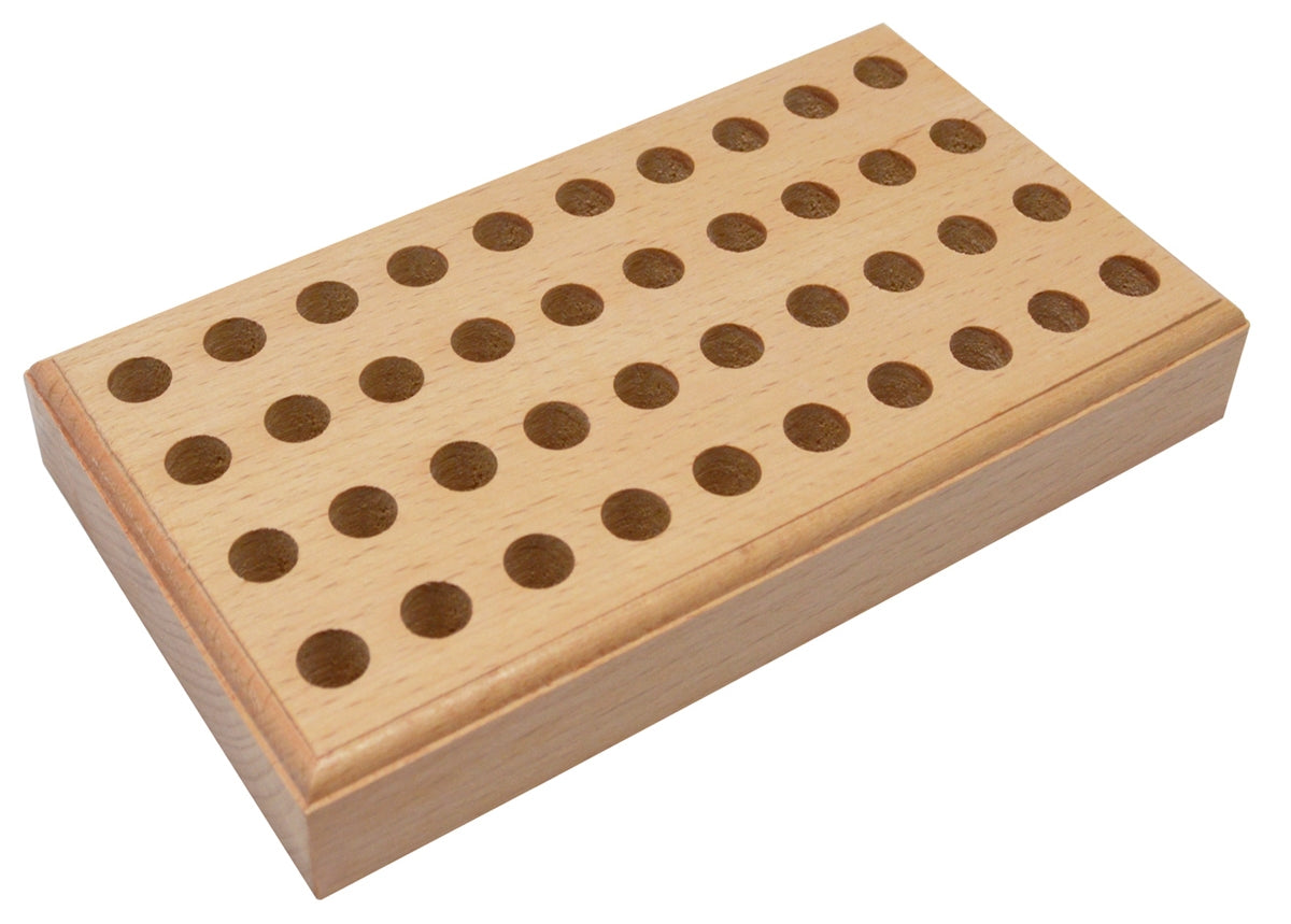 Wooden Stamp Storage Stand with 40 Holes by PMC Supplies