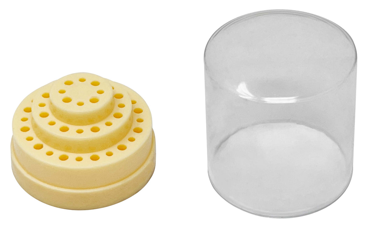Plastic Bur Container Holds up to 36 Burs by PMC Supplies