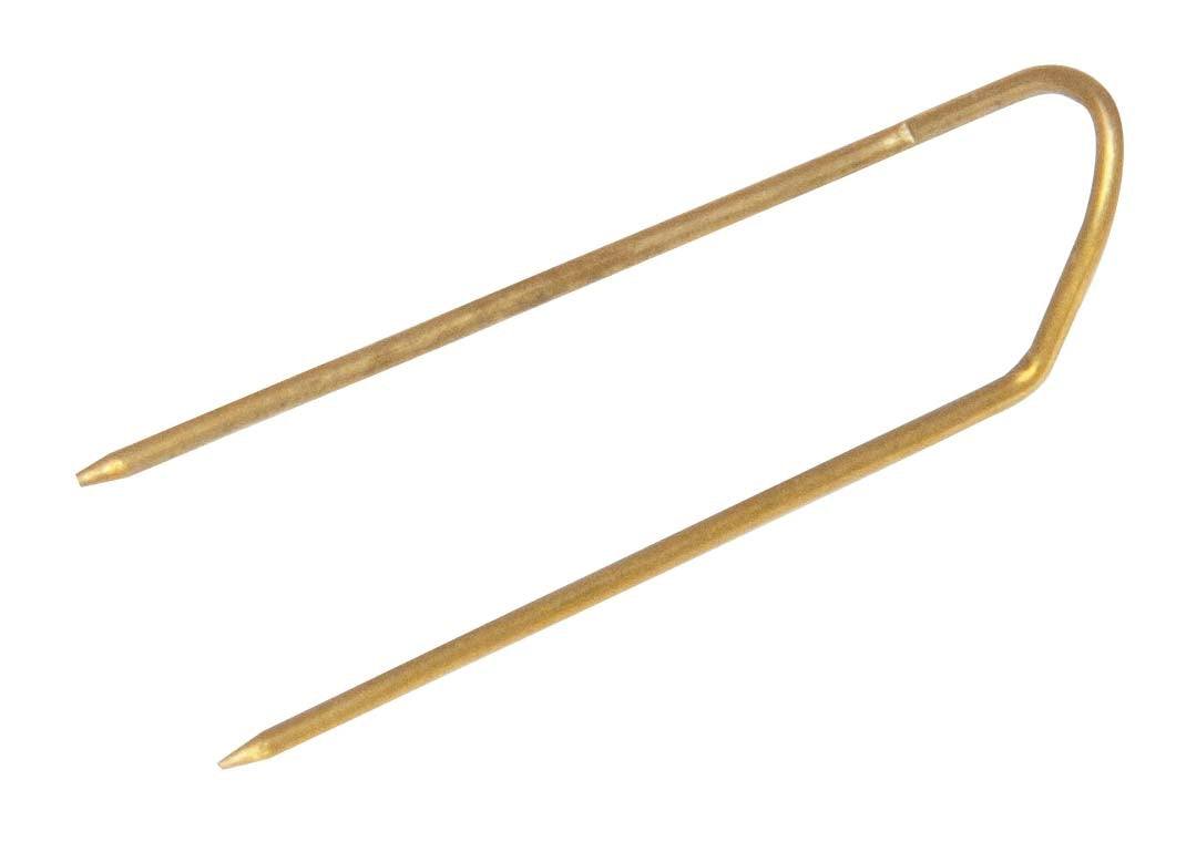 100 Piece Large Brass U Pins by PMC Supplies