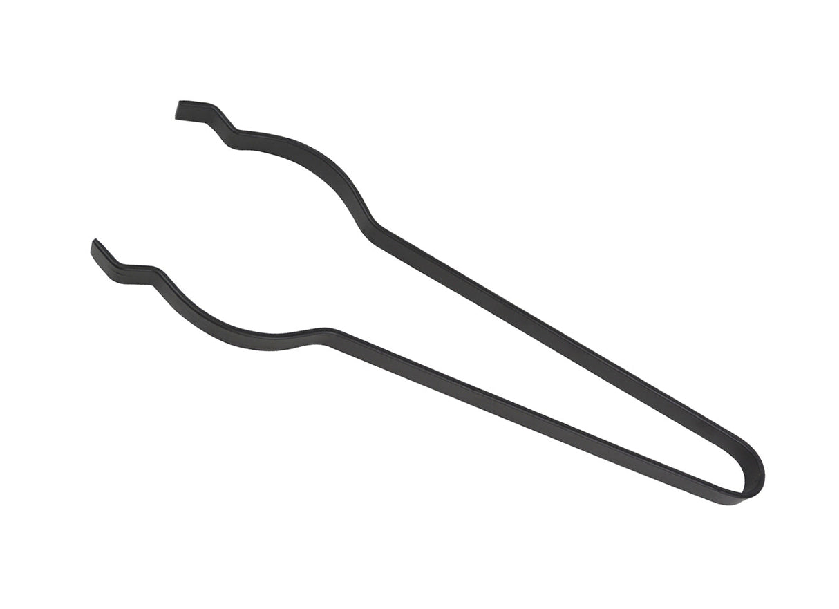 15-inch double-ended flask tongs for gripping crucibles up to 4 inches, durable metalworking tool with ergonomic design