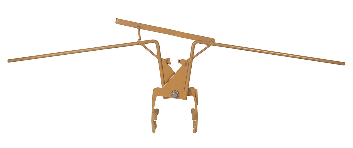 A16 Two-Person Bent Handle heavy-duty crucible tongs for safe high-temperature furnace handling