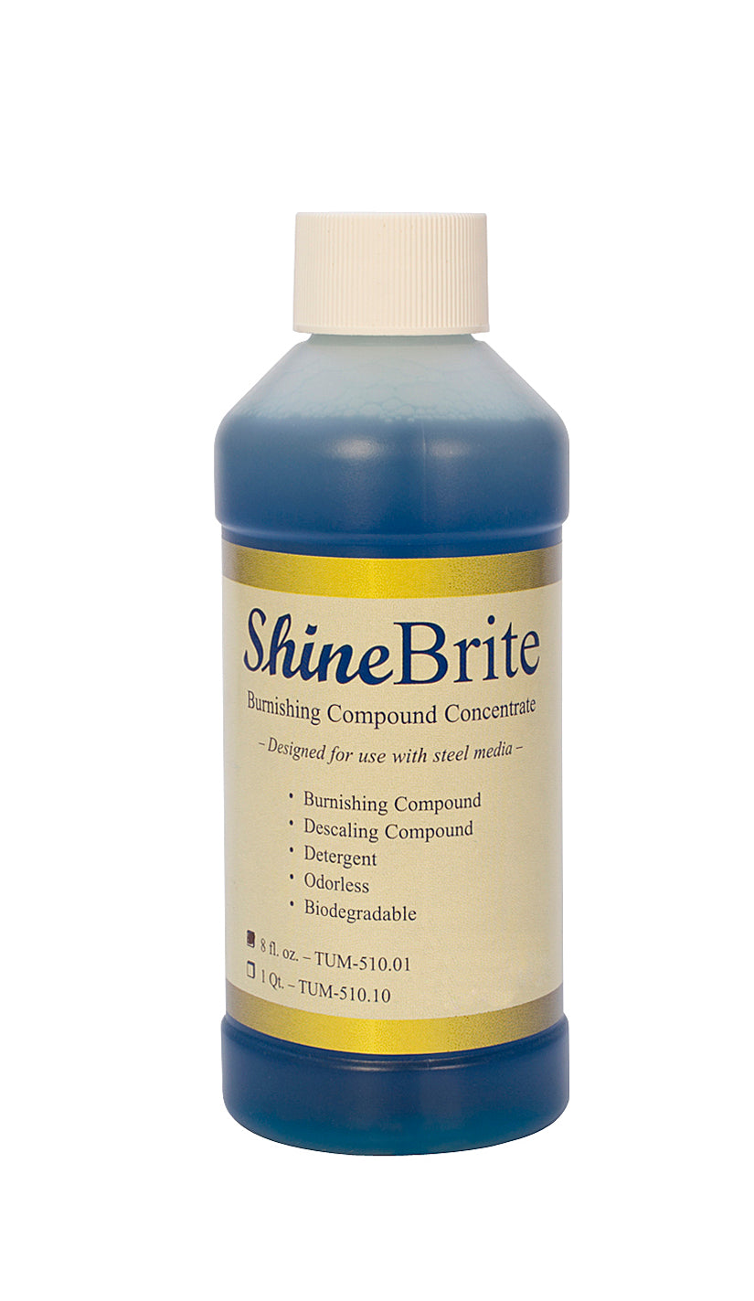 ShineBrite Burnishing Compound 8 oz bottle for jewelry tarnish and oxidation removal