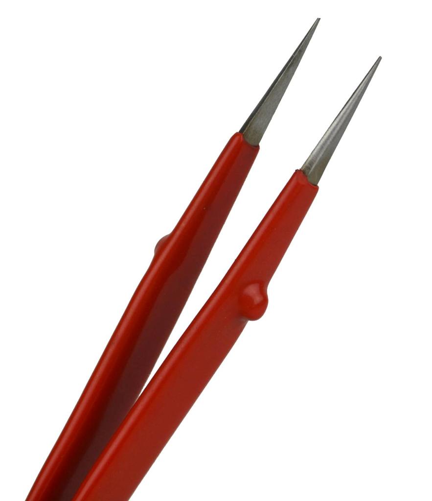 6-3/4" Insulated Pointed-Tip Jewelry Repair Tweezers by PMC Supplies