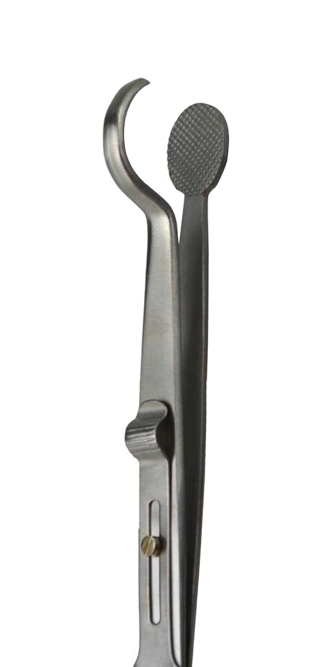 5-1/2" Stainless Steel Locking Head & Shank Ring Holding Soldering Tweezers by PMC Supplies