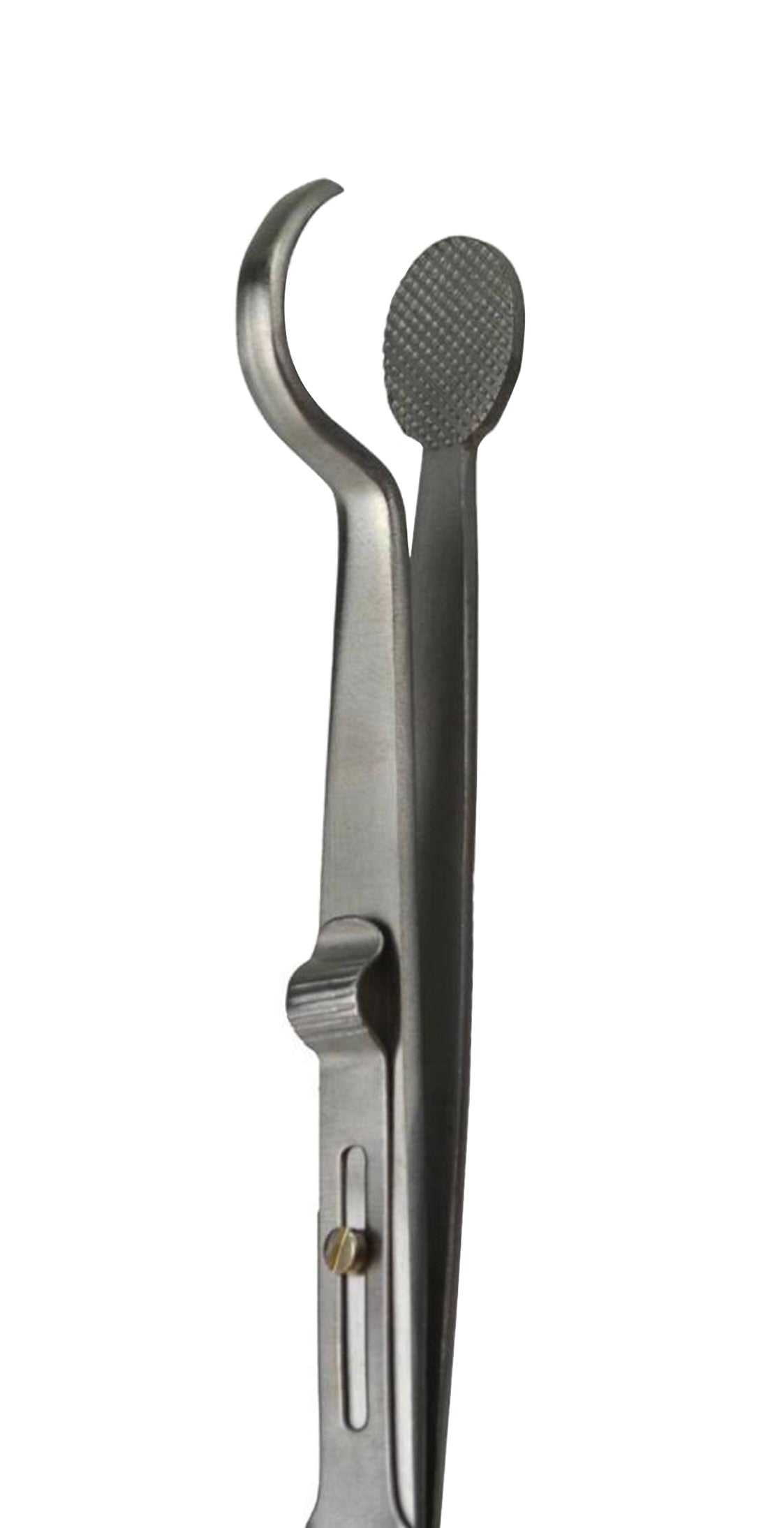 5-1/2" Stainless Steel Locking Head & Shank Ring Holding Soldering Tweezers by PMC Supplies