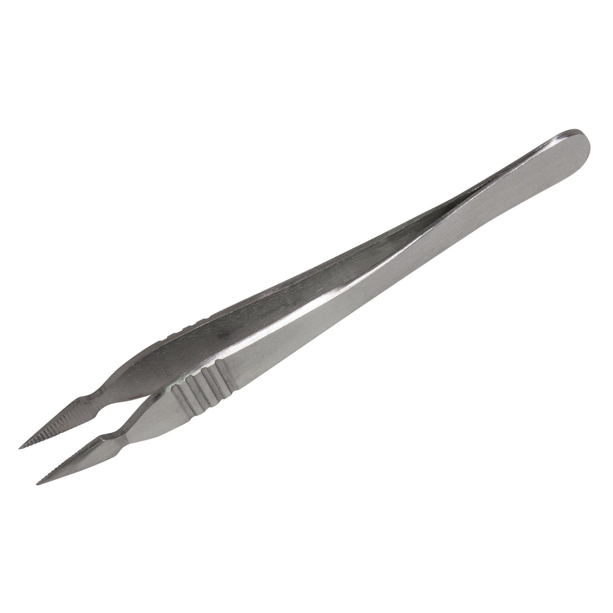 5 inch stainless steel spade arrowhead tweezers for precision beadwork and jewelry making