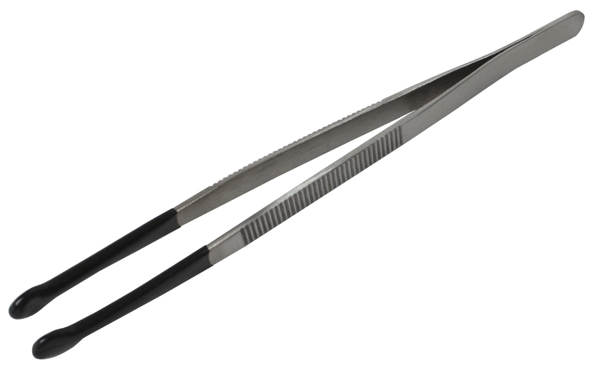 6" Non Marring Pearl Gemstone Bead Holding PVC Tweezers by PMC Supplies