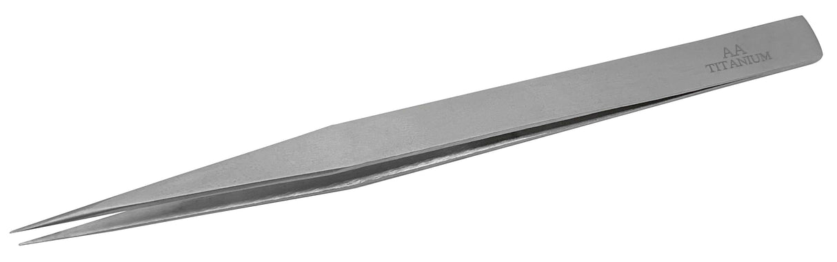 6-1/4" Titanium No. AA Tweezer Fine Point by PMC Supplies