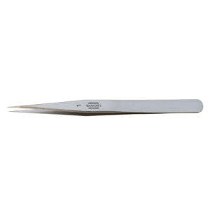 4-3/4 inch Dumoxel Dumont Tweezers with precision tips and ergonomic grip for delicate tasks