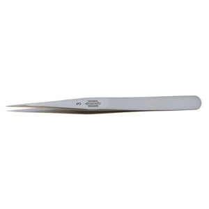 4-3/4" Dumoxel Dumont Tweezers Style 3 with ultra-fine tips for precision tasks