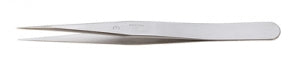 4-3/4 inch stainless steel Inox Hi-Tech Dumont tweezers with matte finish for precision tasks
