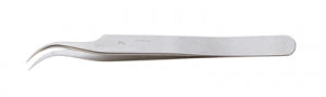 4-1/2 inch Inox Hi-Tech Dumont Tweezers Style 7 stainless steel precision tool with matte finish and fine curved tips