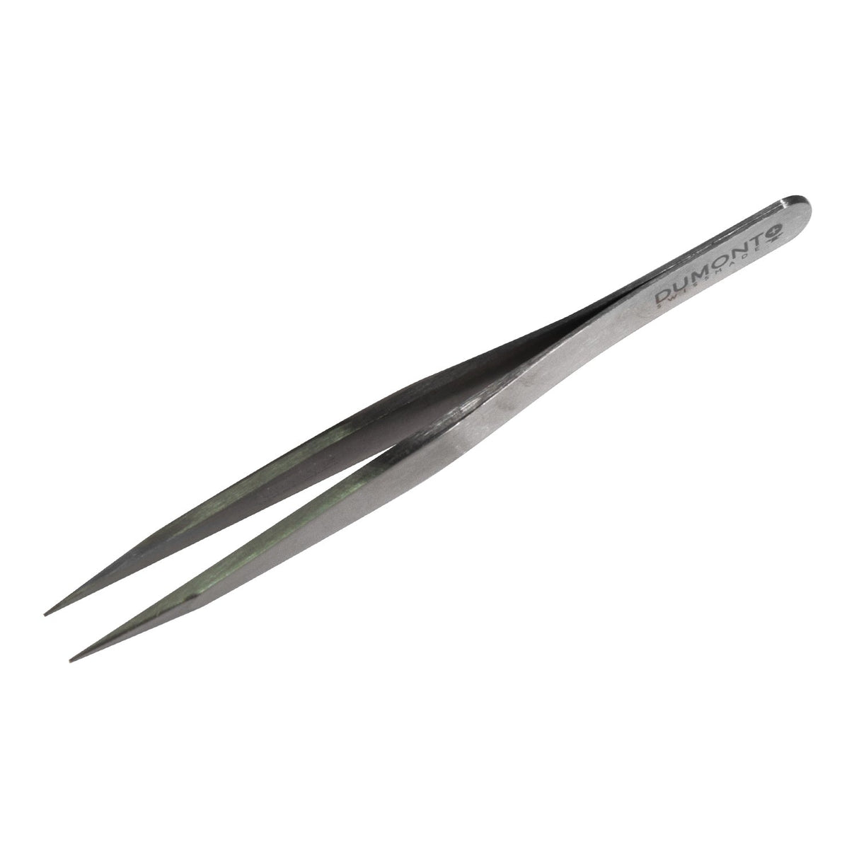 4-3/4" Anti Hi-Tech Dumont Tweezers with matte finish and anti-magnetic design for precision electronics and lab work