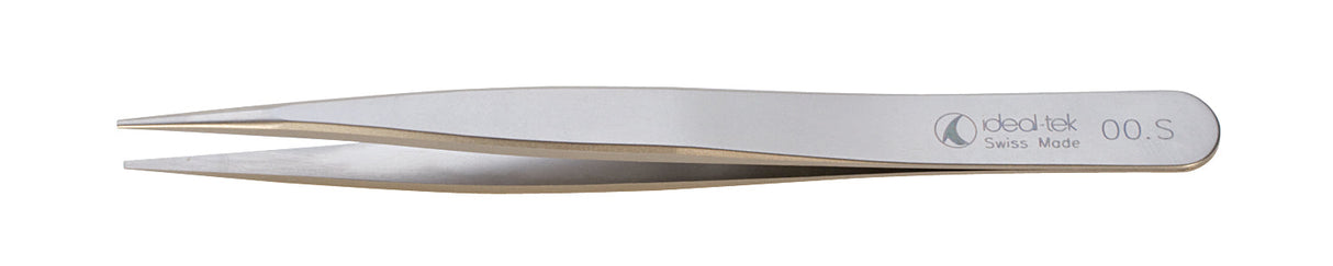 Ideal-Tek Inox Hi-Tech Tweezers 4-3/4 inch stainless steel precision tool Style 00