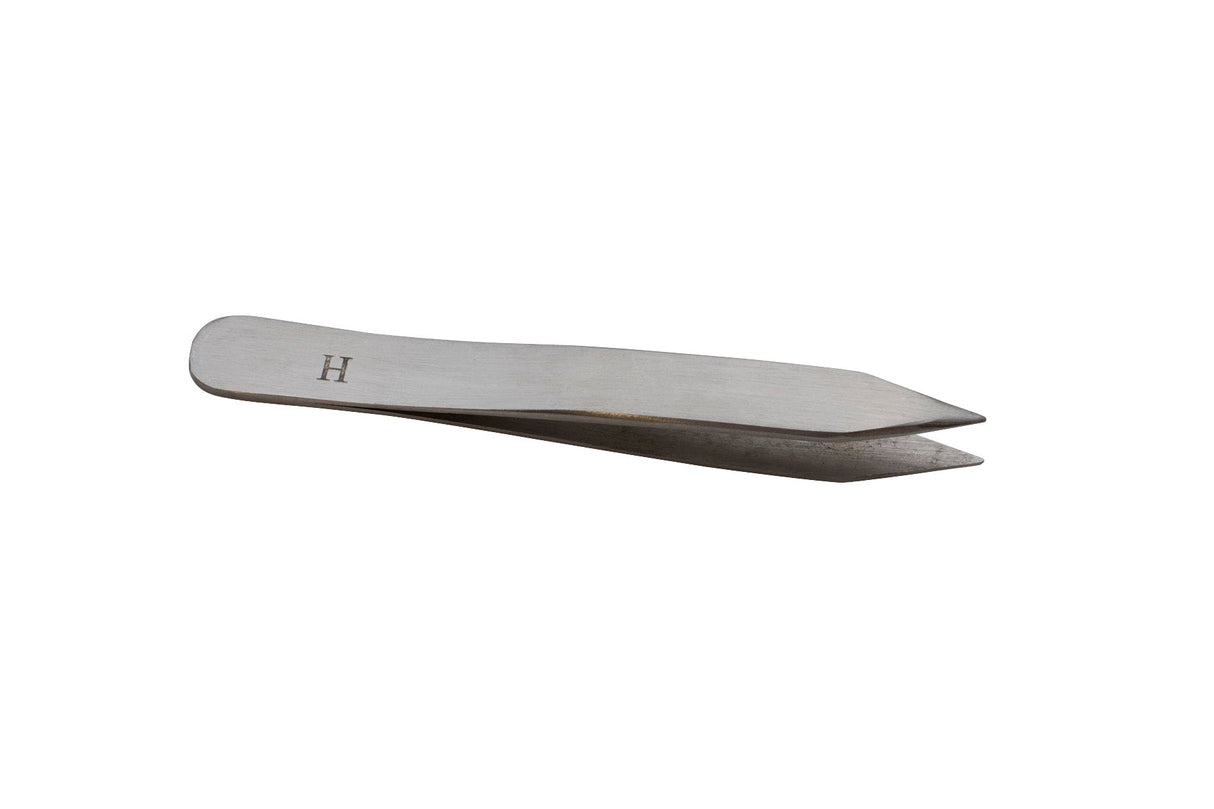 Stainless steel tweezers Style H with fine point tips for precise tasks and corrosion resistance
