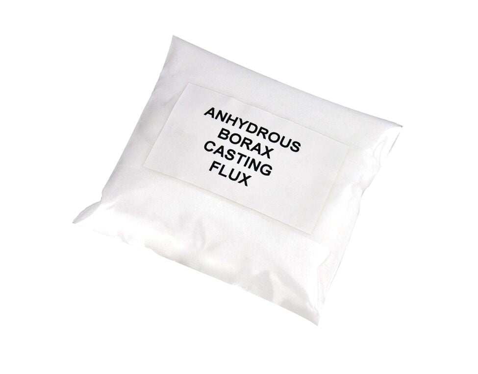 1 lb bag of anhydrous borax deoxidizing coarse powder casting flux for melting precious metals