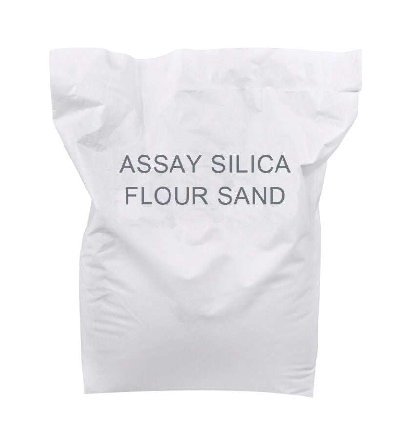 1 LB bag of high purity 400 mesh assay silica flour sand for industrial and laboratory use