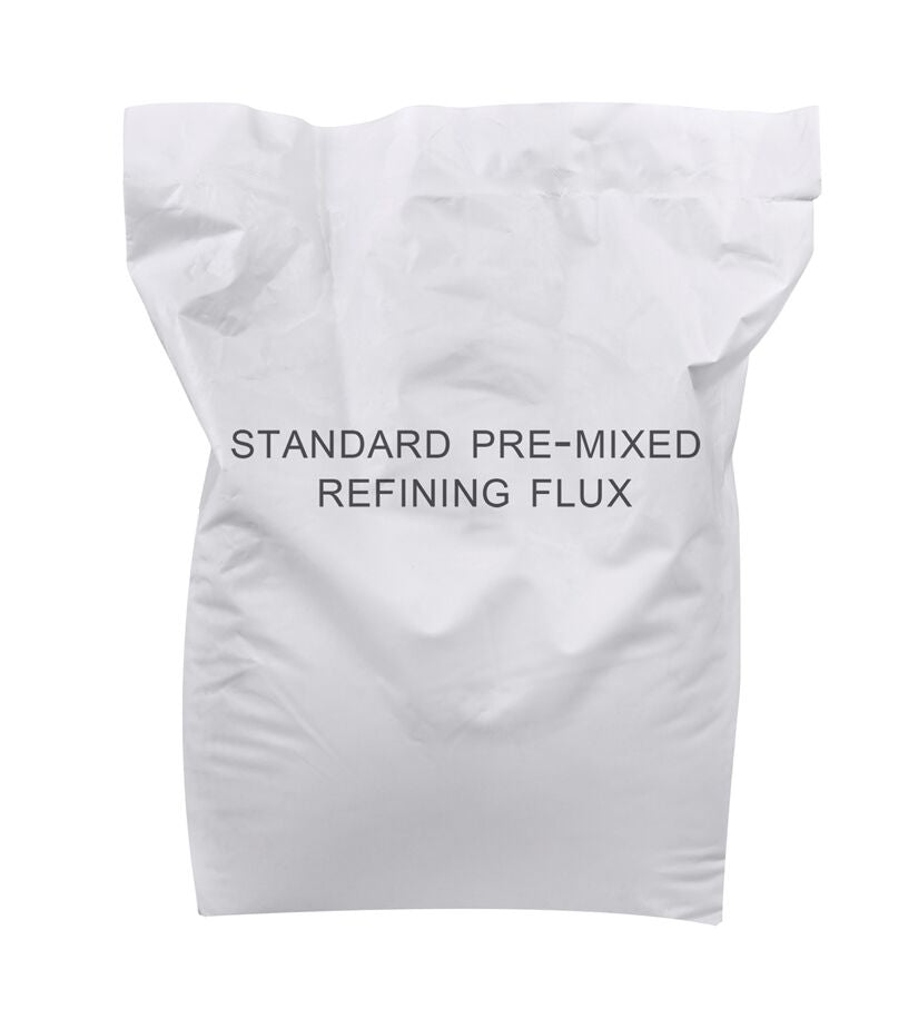 5 lbs standard pre-mixed refining white flux bag for metal melting and refining