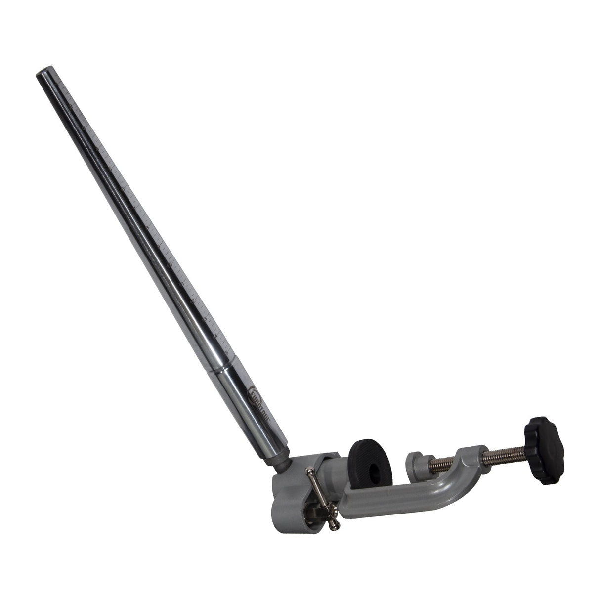 360° Mandrel Vise with ball-and-socket swivel and mandrel for jewelry making and wireworking