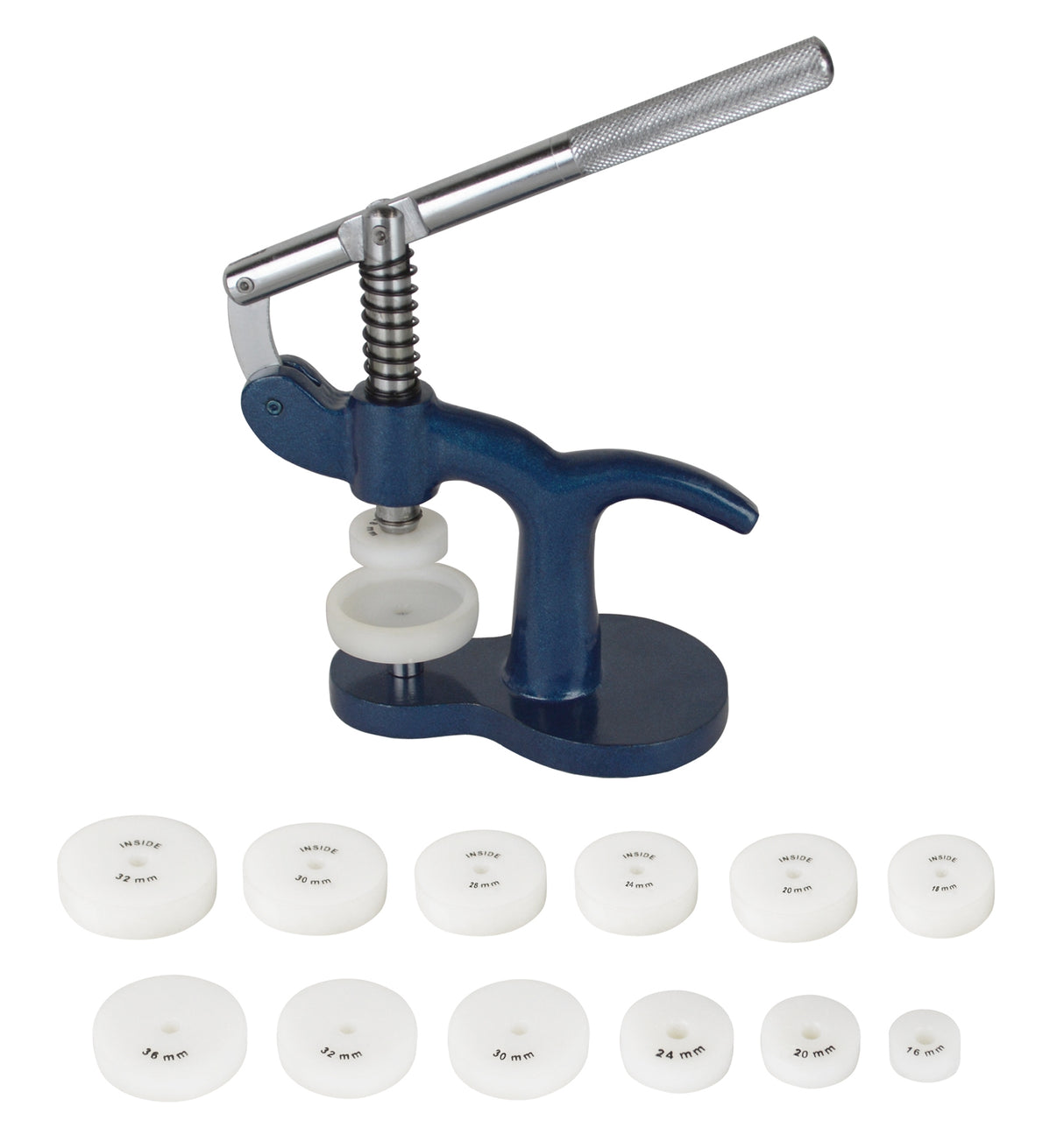 Watch Case Closing Press Set w/ 14 Nylon Dies by PMC Supplies