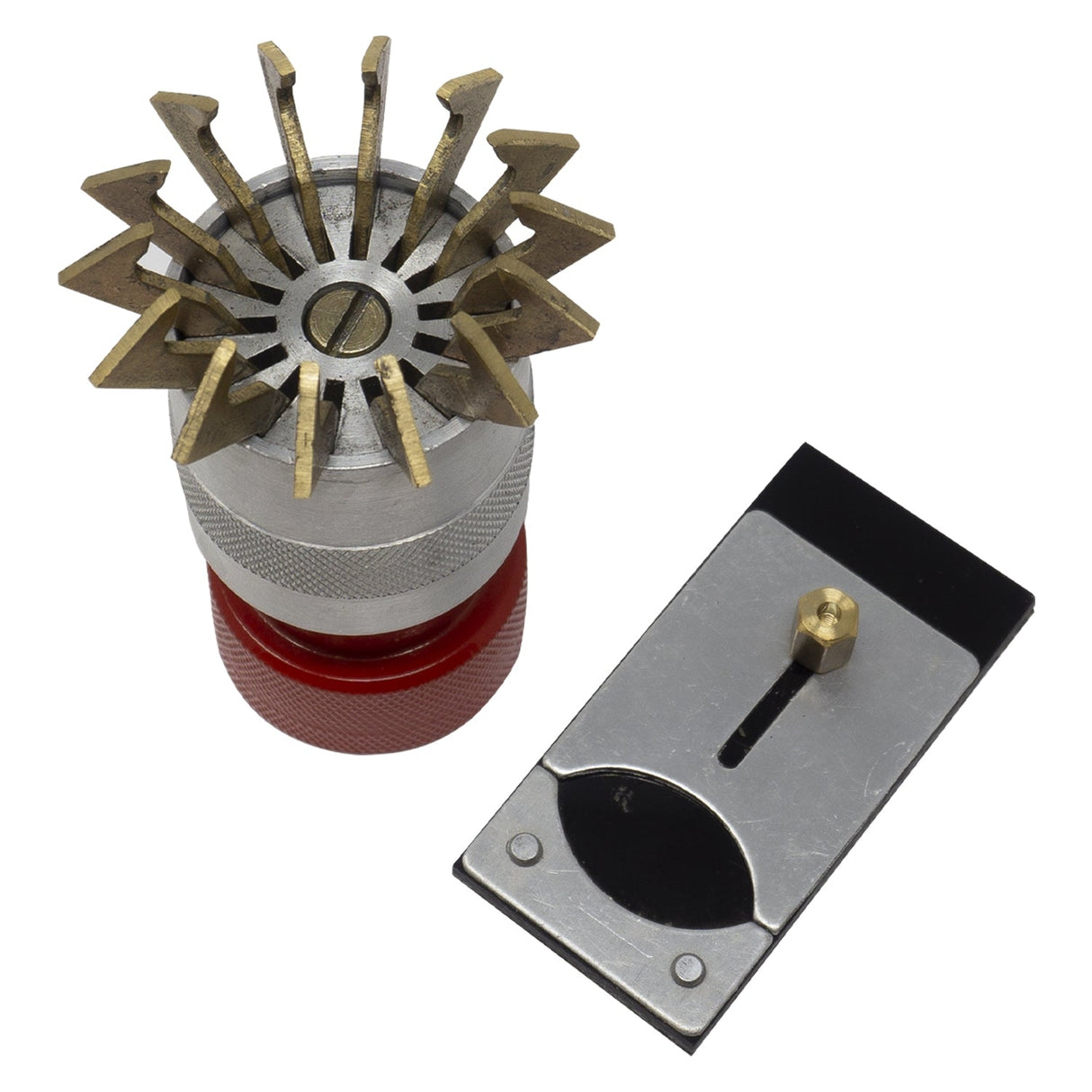 Crystal Lift Glass Remover with adjustable jaws and plate for safe watch crystal removal