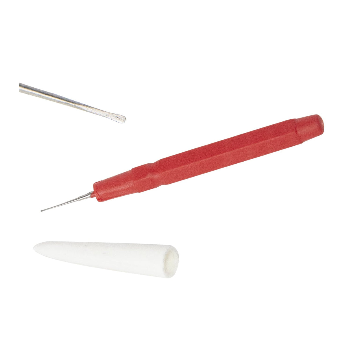 Extra Fine Point Red Dip Oiler precision tool for watch and clock repair